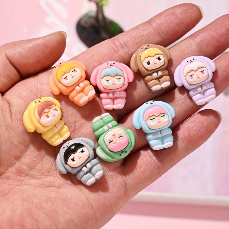 Mixed Pack Resin Flat Back Decorative Charms Stickers for Hair Accessories