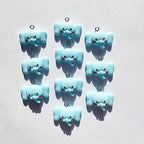10pcs Resin Micro Elephant Charms for Jewelry Making & Keychain Accessories