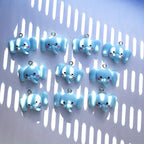 10pcs Resin Micro Elephant Charms for Jewelry Making & Keychain Accessories