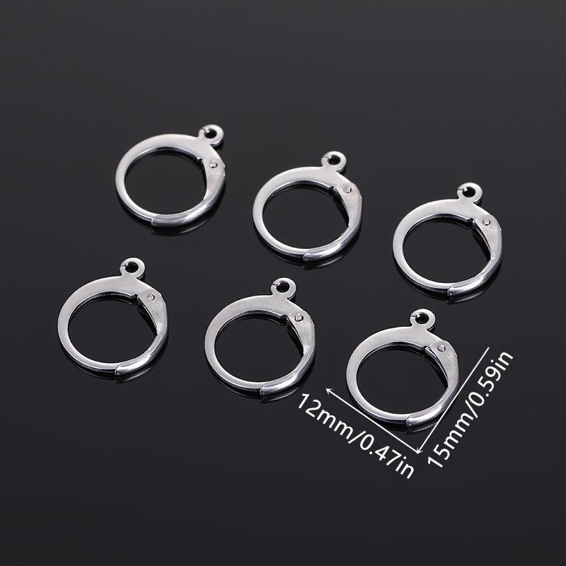 100 Small Ear Hooks for DIY Jewelry Making