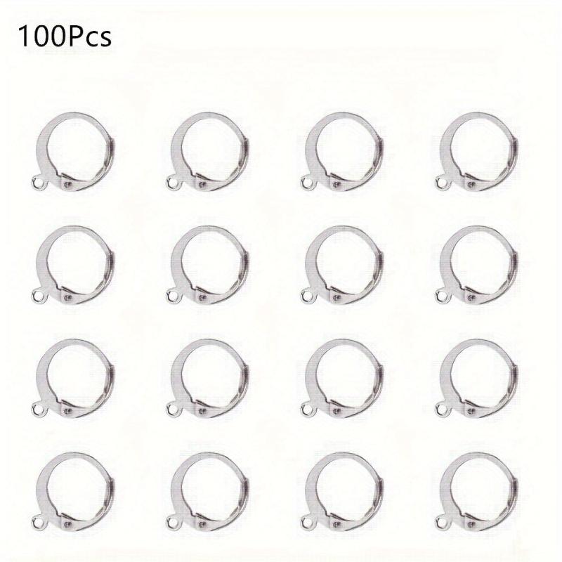 100 Small Ear Hooks for DIY Jewelry Making