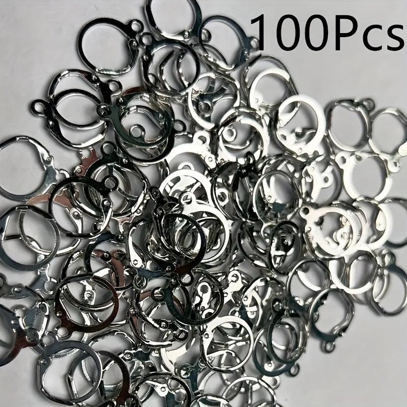 100 Small Ear Hooks for DIY Jewelry Making