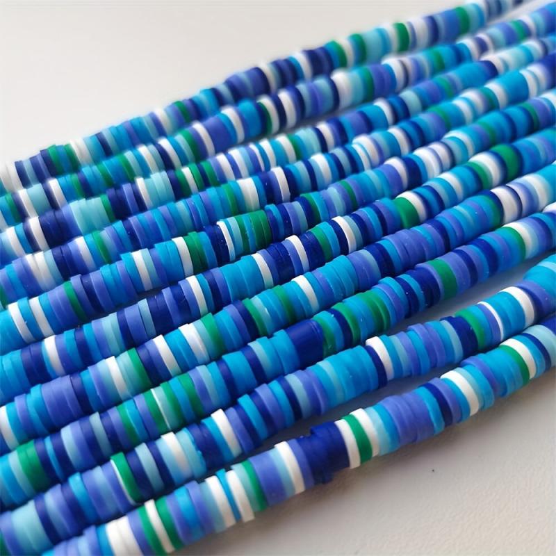 370 Colorful Clay Slices 6mm DIY Bead Bracelets Necklaces