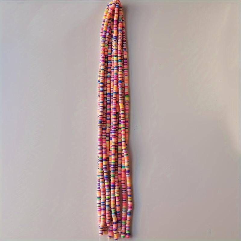 370 Colorful Clay Slices 6mm DIY Bead Bracelets Necklaces
