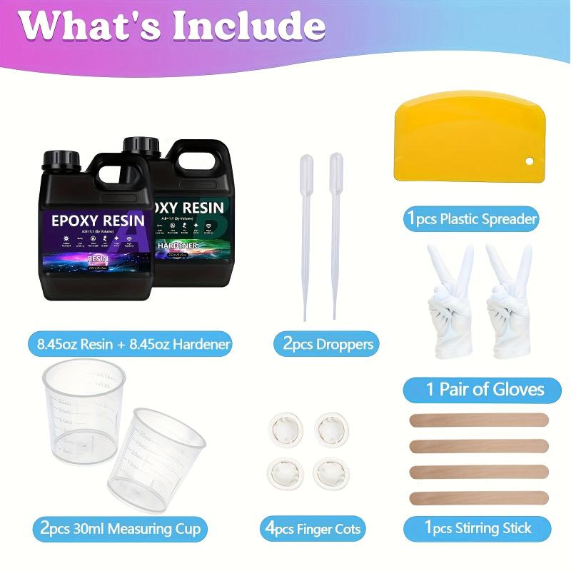 Clear Epoxy Resin Kit for DIY Jewelry Making