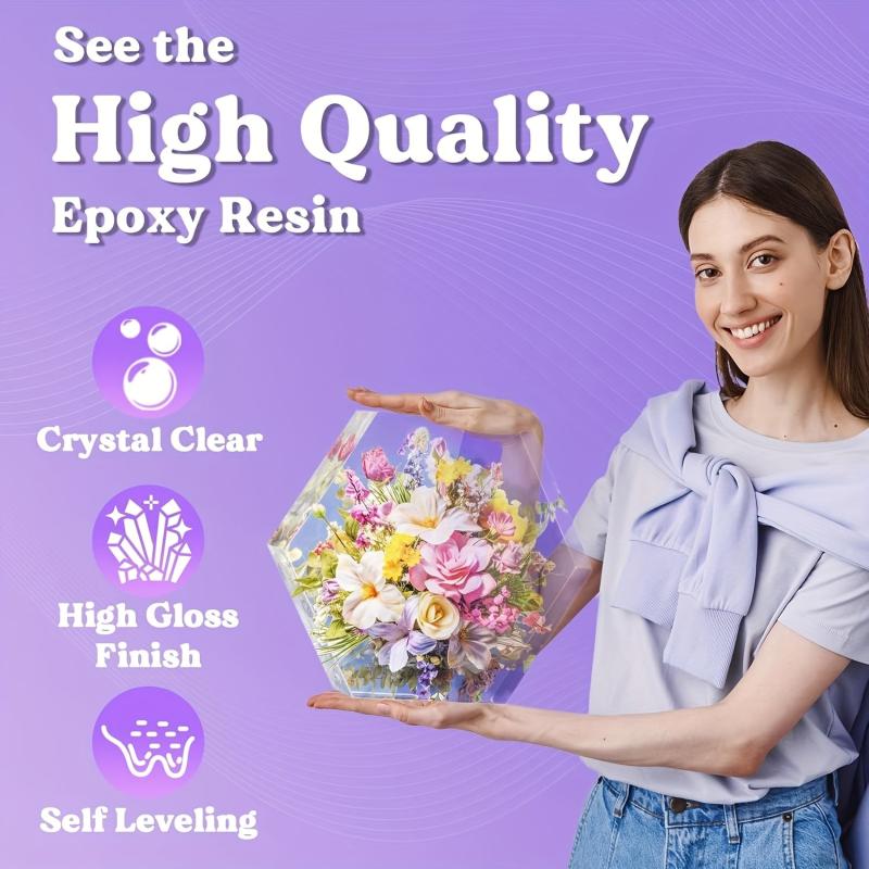 Clear Epoxy Resin Kit for DIY Jewelry Making