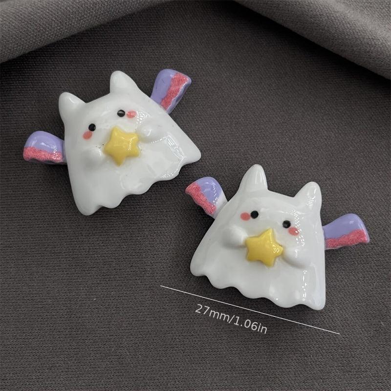 20 Cartoon Halloween Resin Ornaments DIY Hair Accessories Making