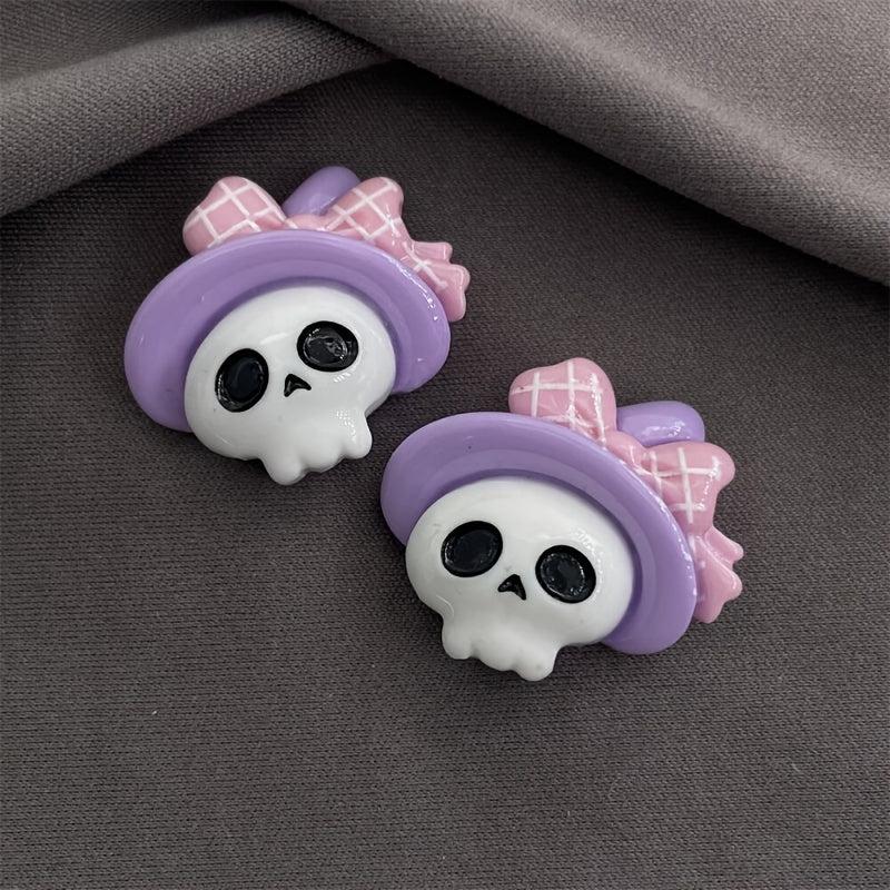 20 Cartoon Halloween Resin Ornaments DIY Hair Accessories Making