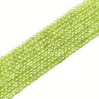 Natural Peridot Beads Faceted Glossy Beads 3-7mm Green Beads