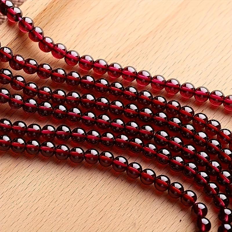 AA Natural Garnet Loose Beads Set - DIY Jewelry Making