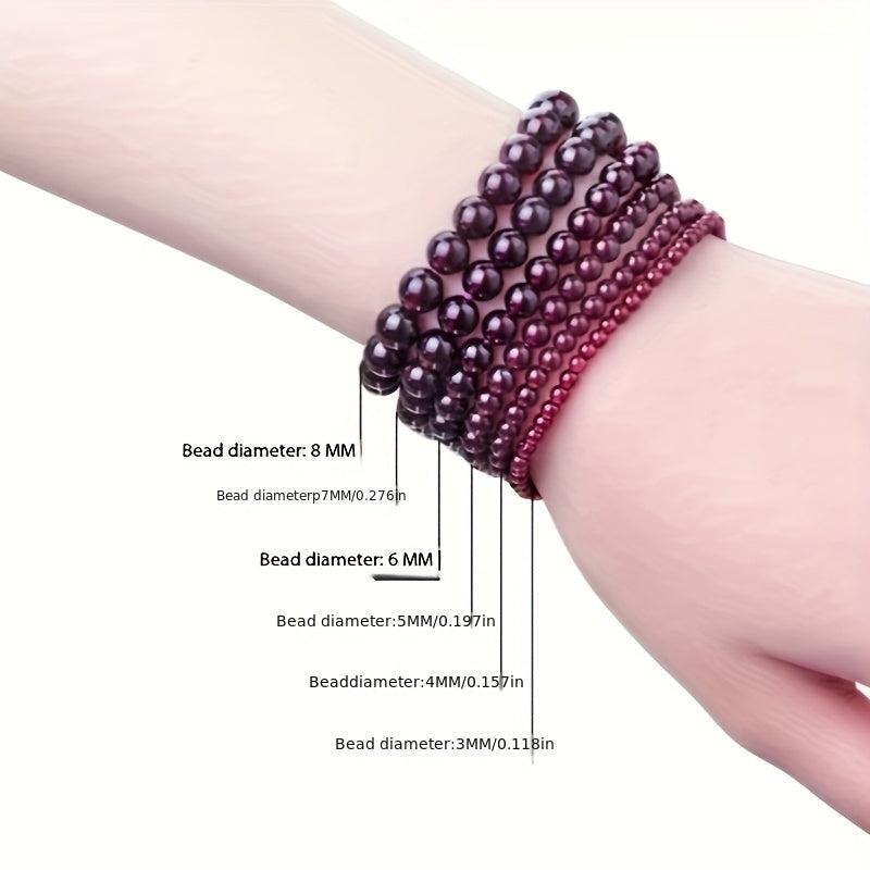 AA Natural Garnet Loose Beads Set - DIY Jewelry Making