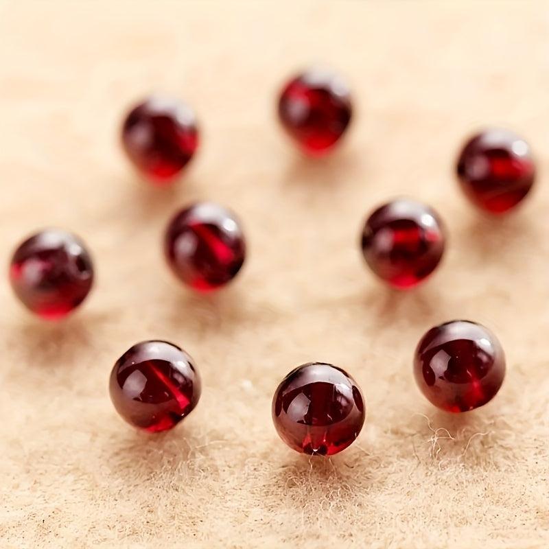 AA Natural Garnet Loose Beads Set - DIY Jewelry Making