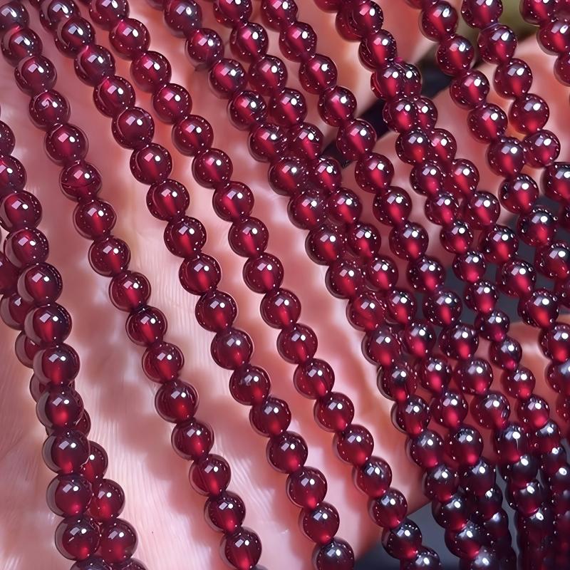 AA Natural Garnet Loose Beads Set - DIY Jewelry Making