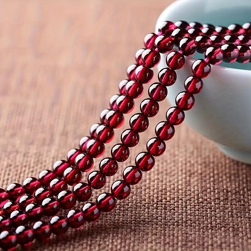 AA Natural Garnet Loose Beads Set - DIY Jewelry Making