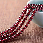 AA Natural Garnet Loose Beads Set - DIY Jewelry Making
