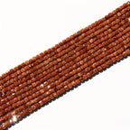 Golden Sandstone Faceted Cubes 180pcs 2mm Beads for DIY Jewelry Making