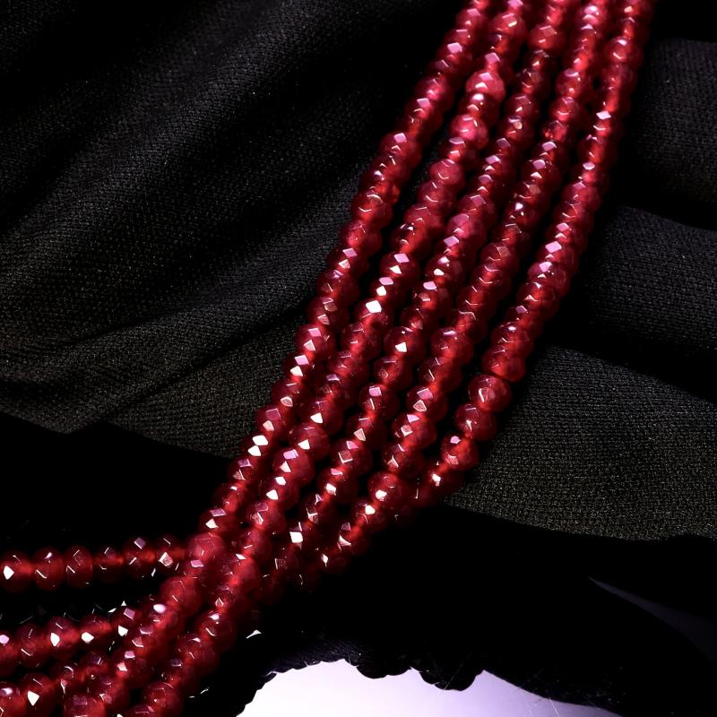 Natural Red Garnet Beads Set for DIY Jewelry Making