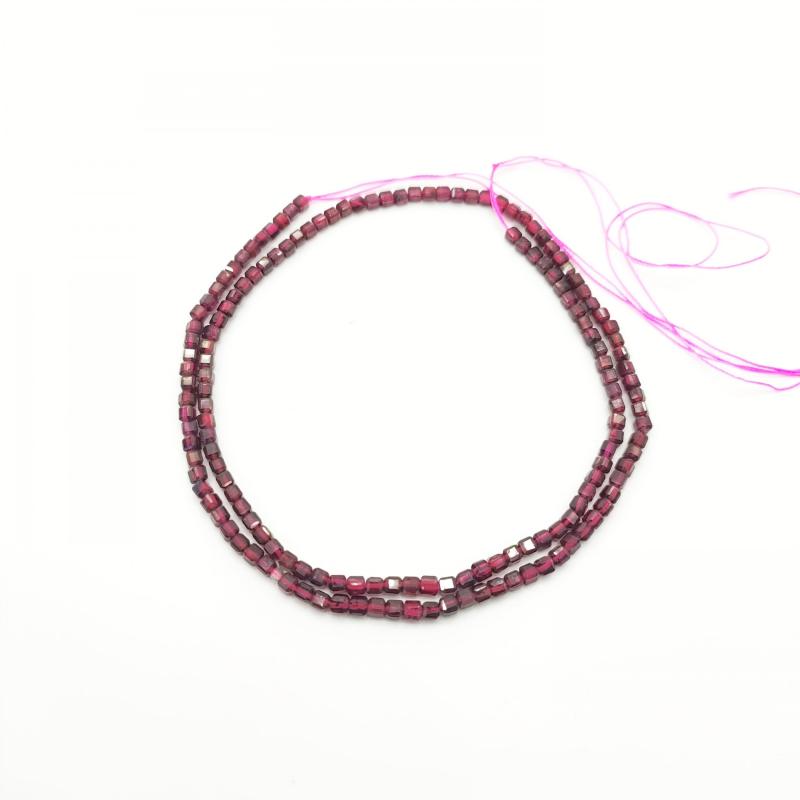 Natural Red Garnet Beads Set for DIY Jewelry Making