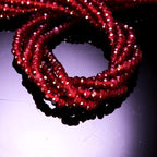 Natural Red Garnet Beads Set for DIY Jewelry Making