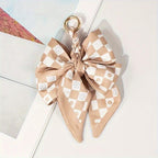 Stylish Red & Paisley DIY Bow Bag Chain for Handbag and Purse Decoration