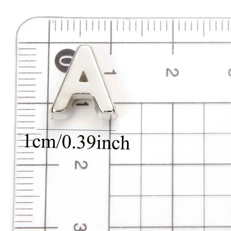 150-300 Mixed Letter Beads Plastic Acrylic Silver Alphabet for DIY Crafts