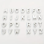 150-300 Mixed Letter Beads Plastic Acrylic Silver Alphabet for DIY Crafts