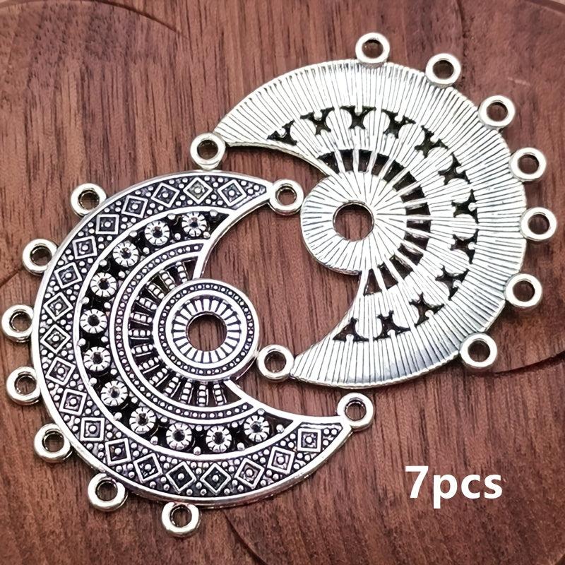 7pcs Boho Vintage Charm Pendants for DIY Jewelry 41 43mm Charms