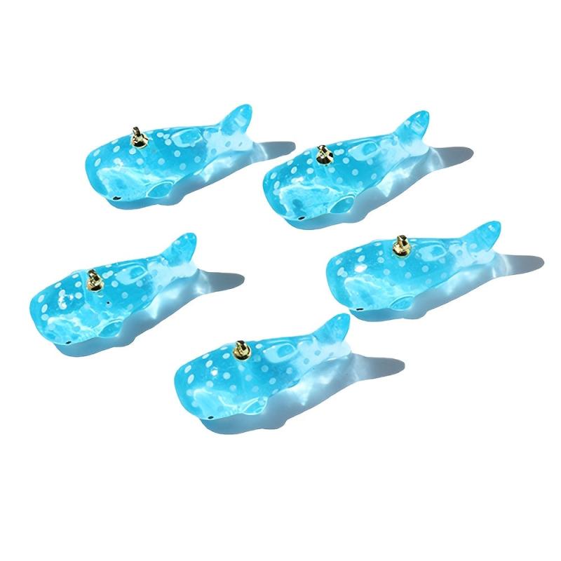 10pcs Whale Shark Charms with Jewelry Findings for DIY Animal Pendant