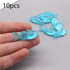 10pcs Whale Shark Charms with Jewelry Findings for DIY Animal Pendant