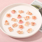 12pcs Glow in the Dark Capybara Pendant for DIY Jewelry Making