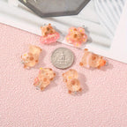 12pcs Glow in the Dark Capybara Pendant for DIY Jewelry Making