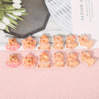 12pcs Glow in the Dark Capybara Pendant for DIY Jewelry Making