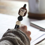 12pcs Hedgehog Silicone Beads for DIY Jewelry & Crafts