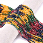 115pcs Multicolor Natural Stone Beads for Jewelry Making