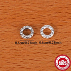 10pcs S925 Sterling Vintage Spacer Beads DIY Jewelry Making Kit