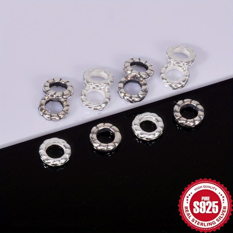 10pcs S925 Sterling Vintage Spacer Beads DIY Jewelry Making Kit