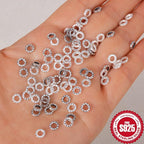 10pcs S925 Sterling Vintage Spacer Beads DIY Jewelry Making Kit