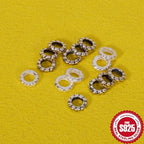 10pcs S925 Sterling Vintage Spacer Beads DIY Jewelry Making Kit