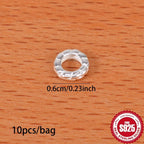 10pcs S925 Sterling Vintage Spacer Beads DIY Jewelry Making Kit