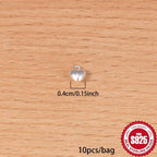 10pcs S925 Sterling Silver Heart Pendant for DIY Jewelry Making