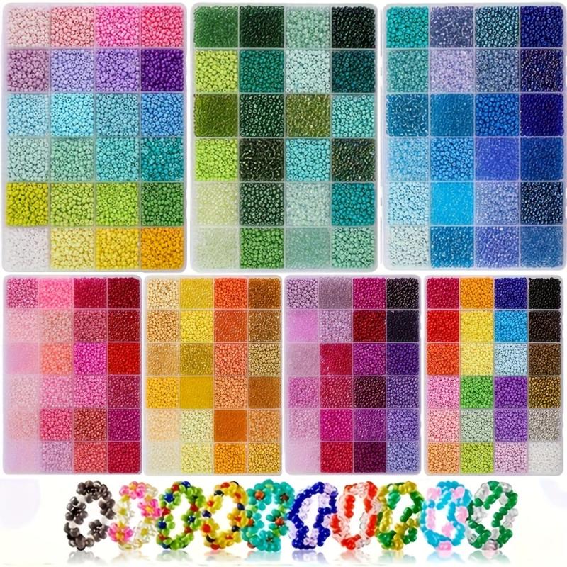 3mm Glass Seed Bead Set 168 Colors DIY Crafts Jewelry Making Supplies