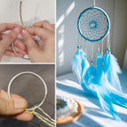 12pcs Metal Hoops Dream Catcher Wire Hoops for DIY Crafts 6 Sizes Total 12pcs