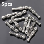 10pcs Tassel Prayer Beads Spacer Beads Round Polka Dot Pattern Spacers