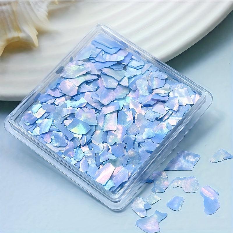 Aurora Seashell Slices Epoxy Resin Filler 3g for Crafts & Jewelry