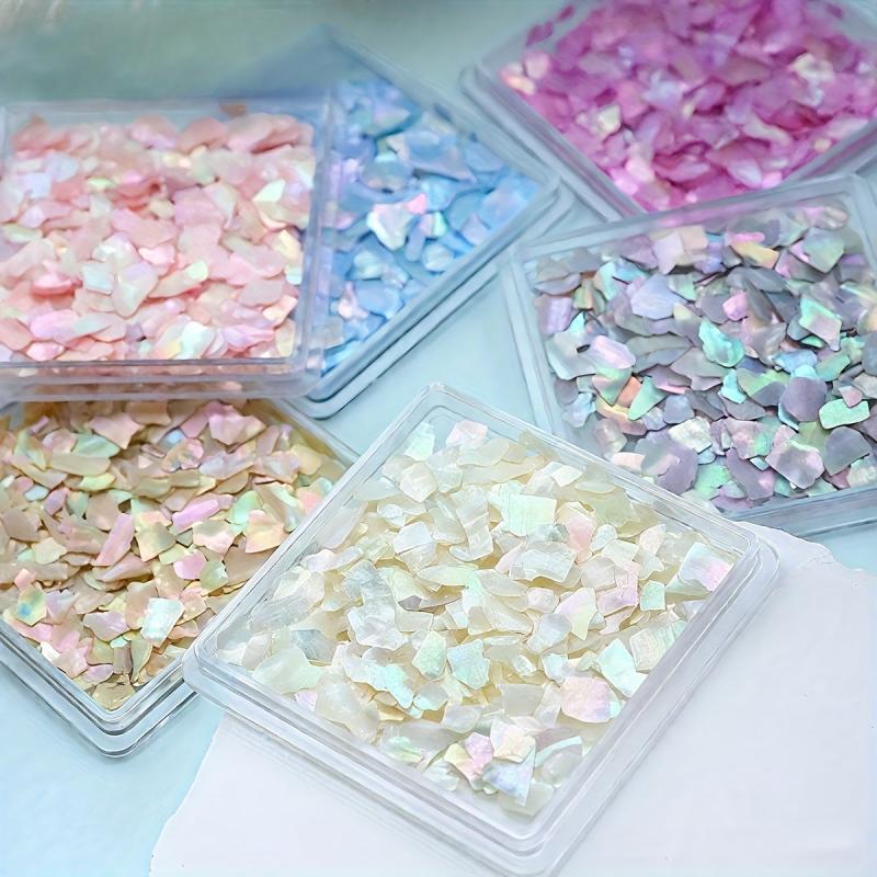 Aurora Seashell Slices Epoxy Resin Filler 3g for Crafts & Jewelry