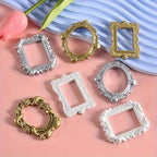 5pcs Mixed Resin Photo Frames for Dollhouse Scene Accessories
