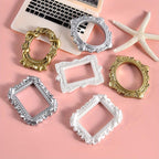 5pcs Mixed Resin Photo Frames for Dollhouse Scene Accessories