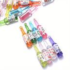 10pcs Resin Bottle Pendants Beverage & Liquor Charms DIY Jewelry 40mm