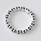 25pcs Halloween Skull Beads for DIY Crafts Jewelry Making Costume Decor