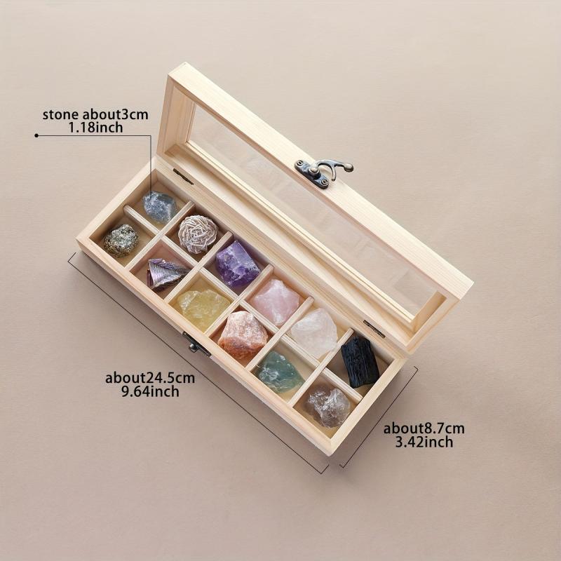 12pcs Crystal Irregular Stones for DIY Projects and Collections